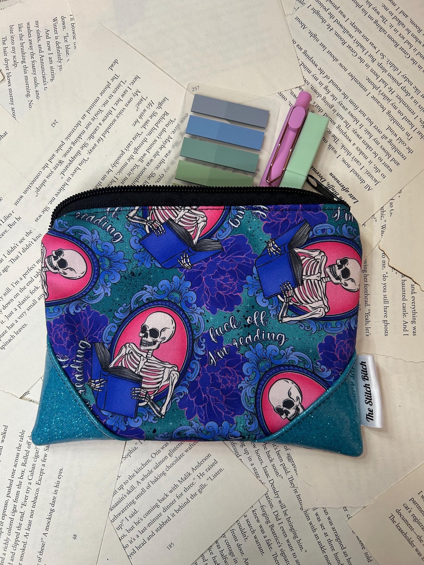 Fuck Off Im Reading Annotation Kit/Zipper Bag