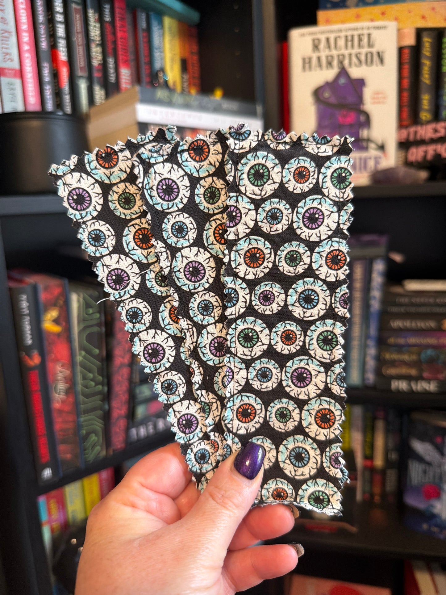 Eye see you fabric Book Mark