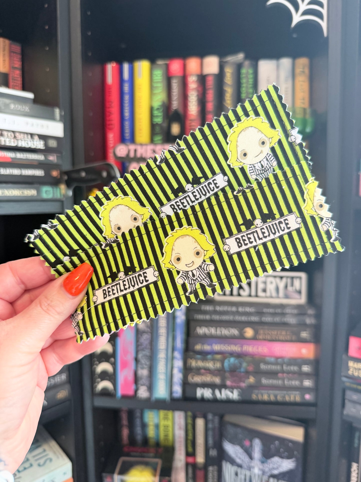 Beetlejuice Baby Lime & Black Book Mark