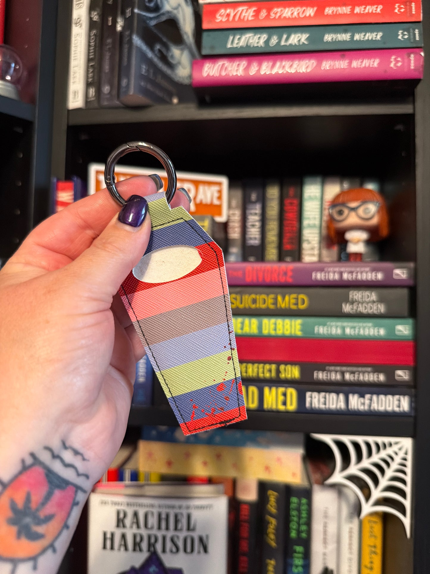 Chucky Coffin Chapstick Keychain