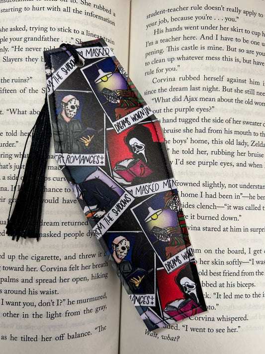 Bookish Masked Man Coffin Bookmark (Yes Daddy)