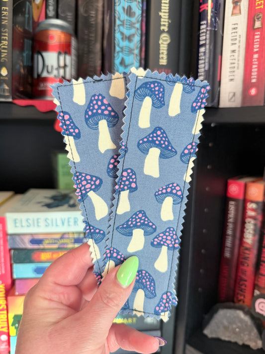 Mushroom Fabric Book Mark