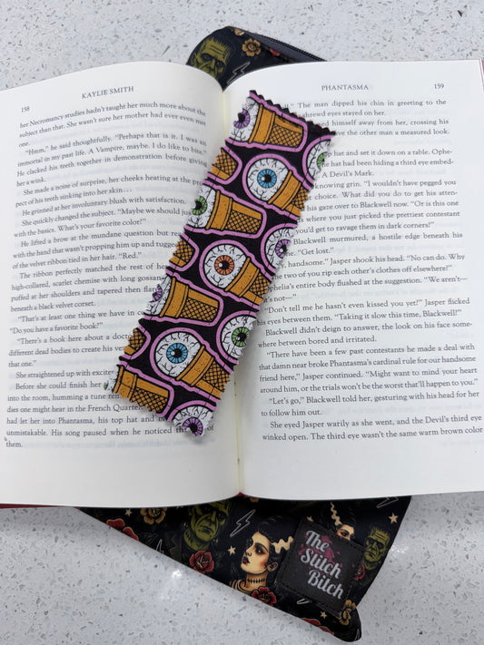 Ice Scream Fabric Book Mark