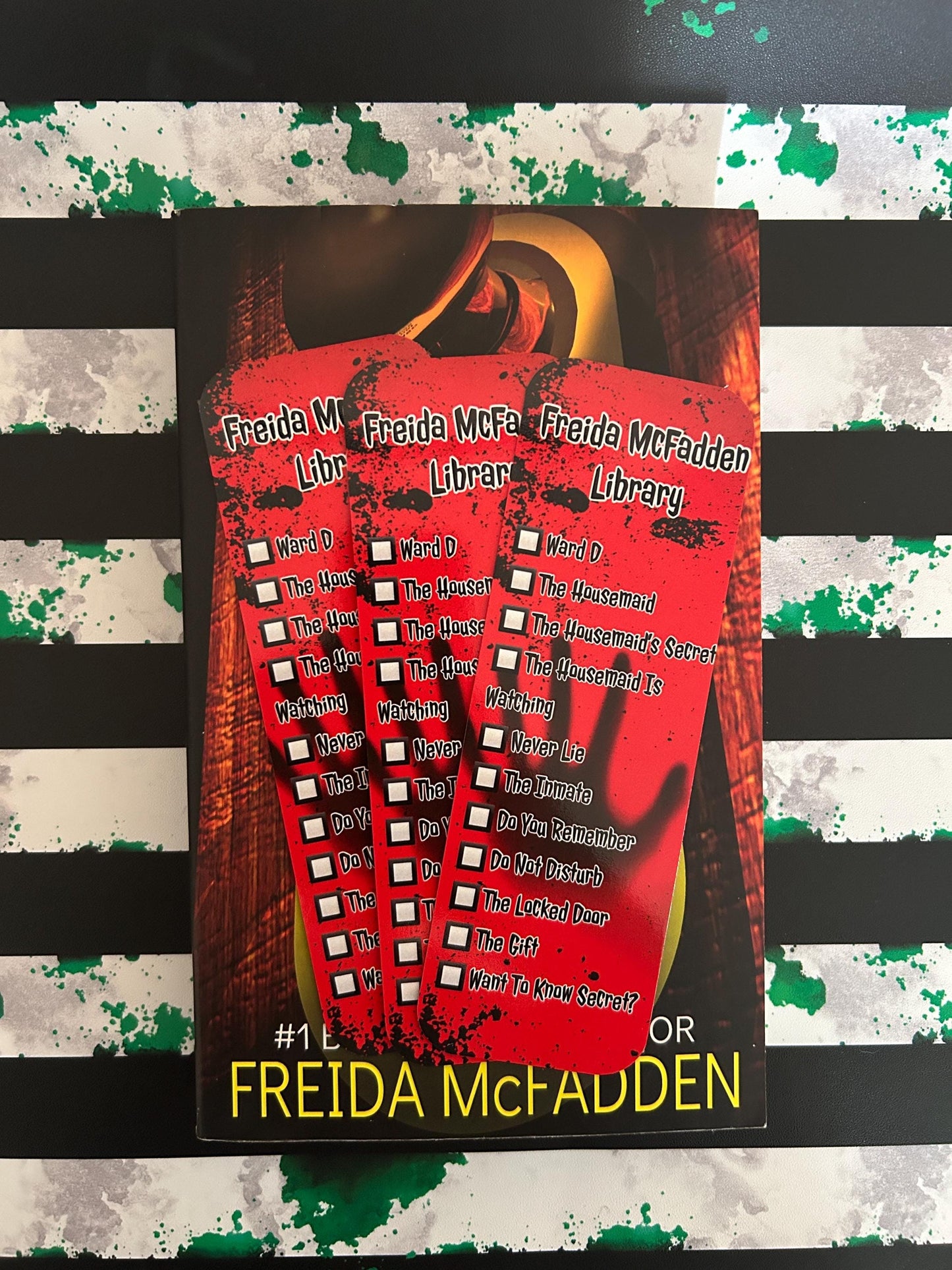 Freida McFadden Thriller Bookmark