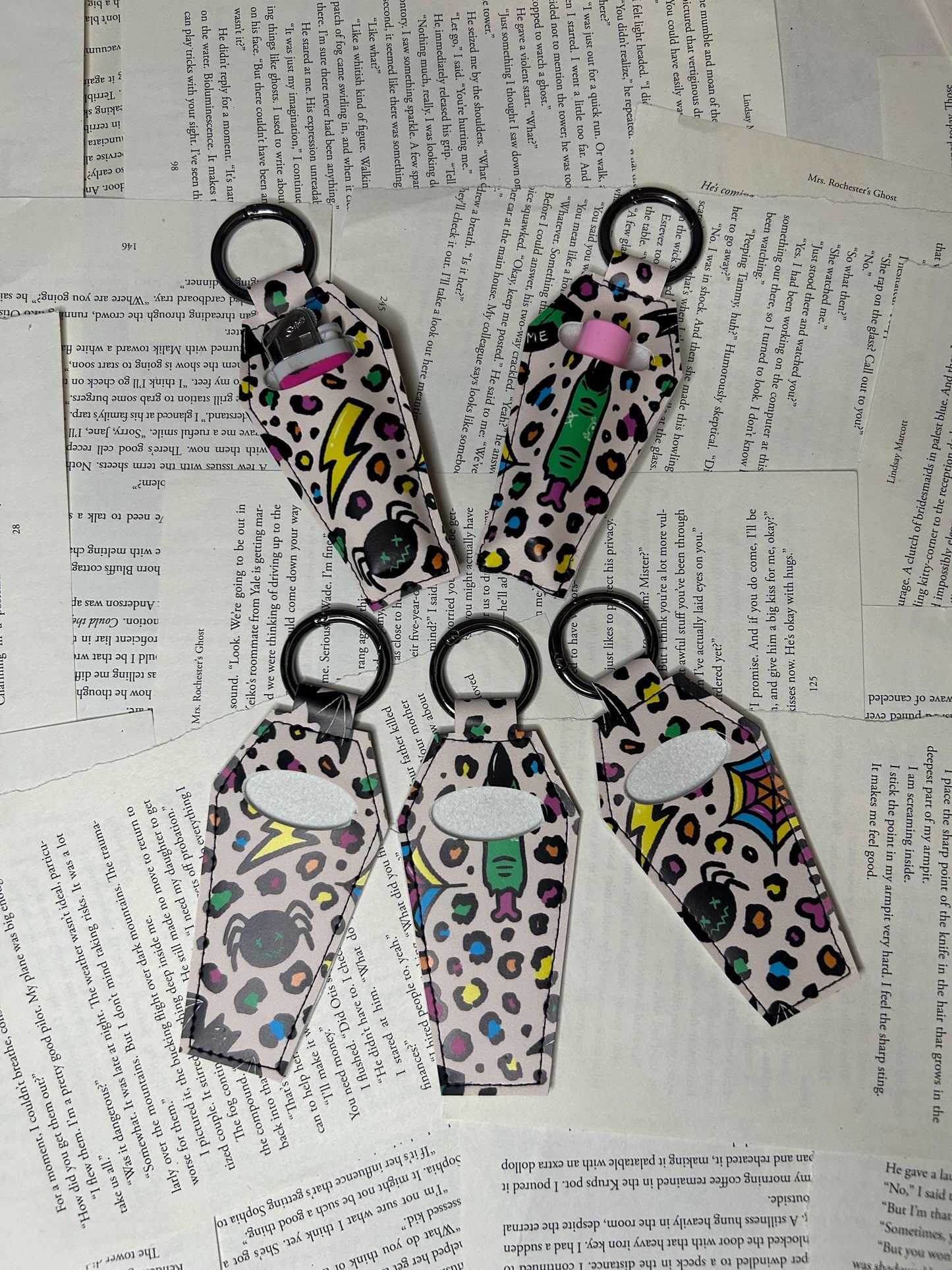 Bite Me Chapstick Keychain