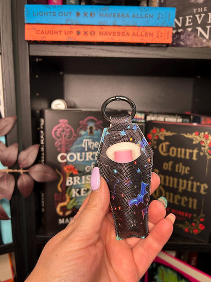 Coffin Bats Chapstick Keychain