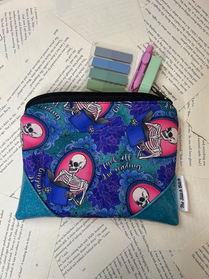 Fuck Off Im Reading Annotation Kit/Zipper Bag