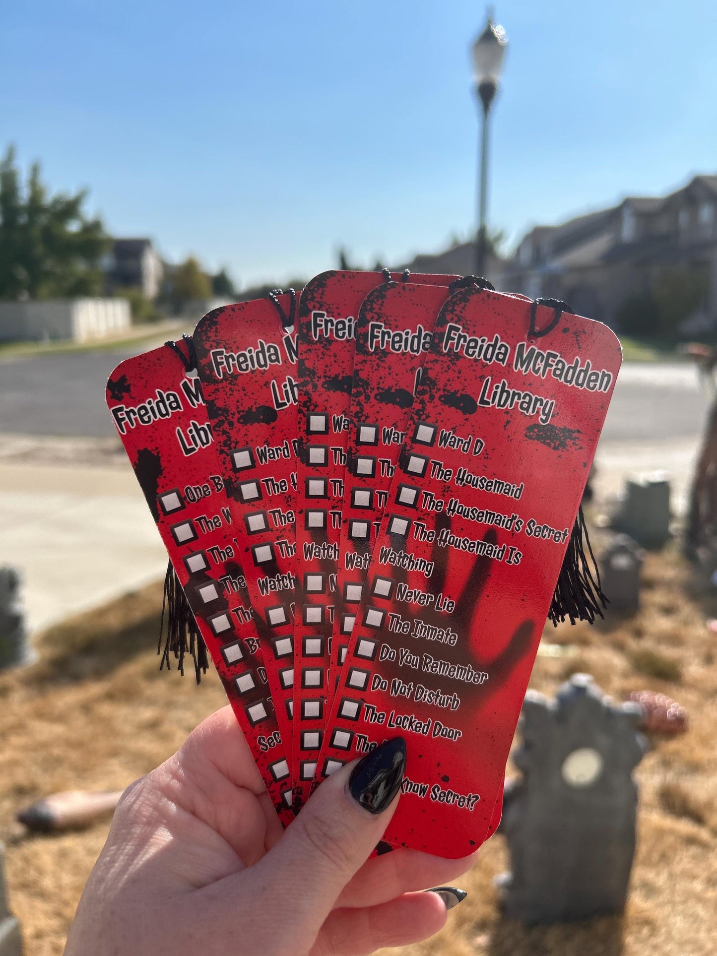 Freida McFadden Thriller Bookmark