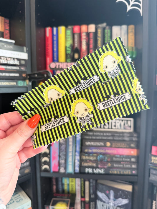 Beetlejuice Baby Lime & Black Book Mark