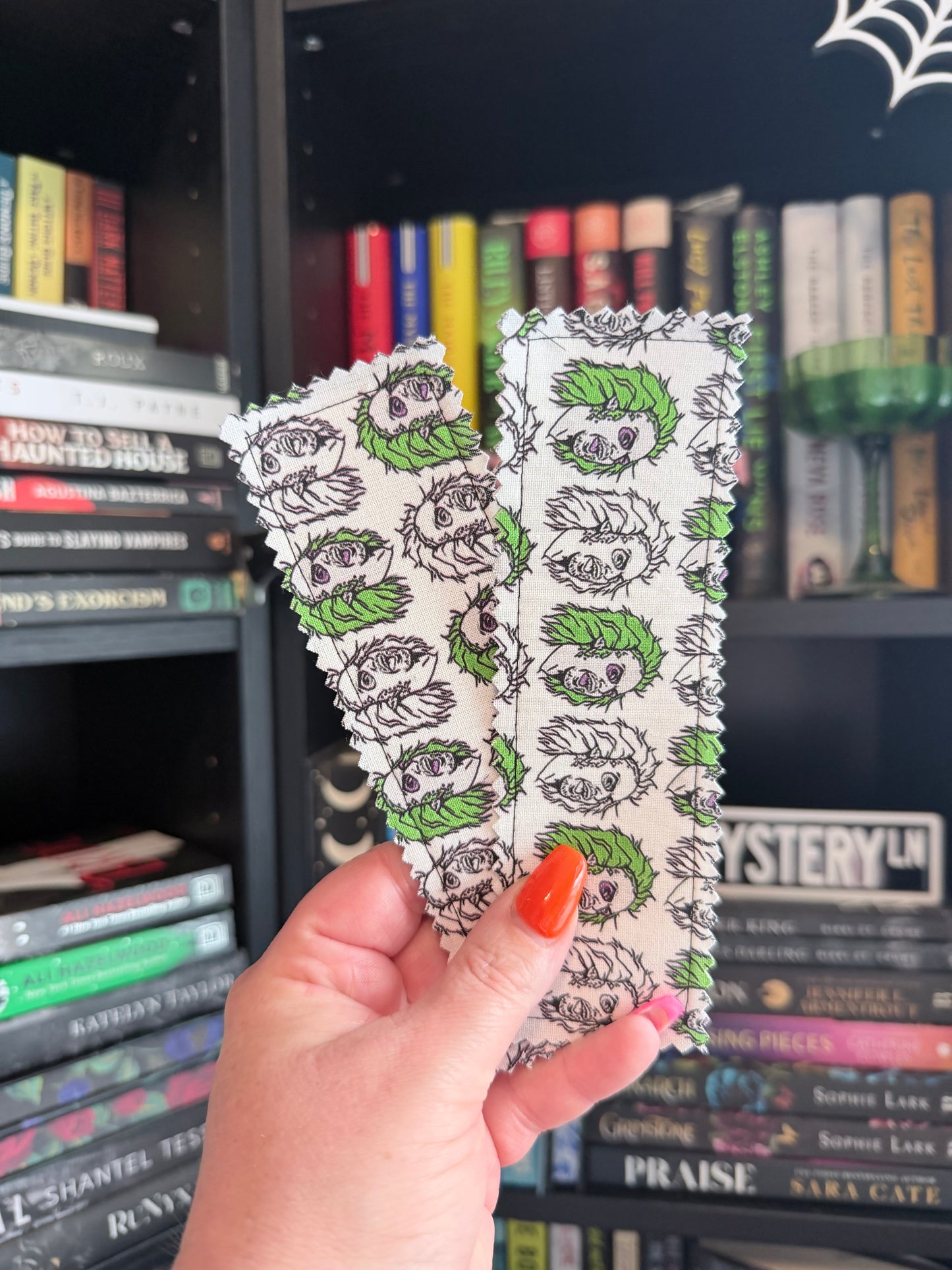 Beetlejuice Head Book Mark