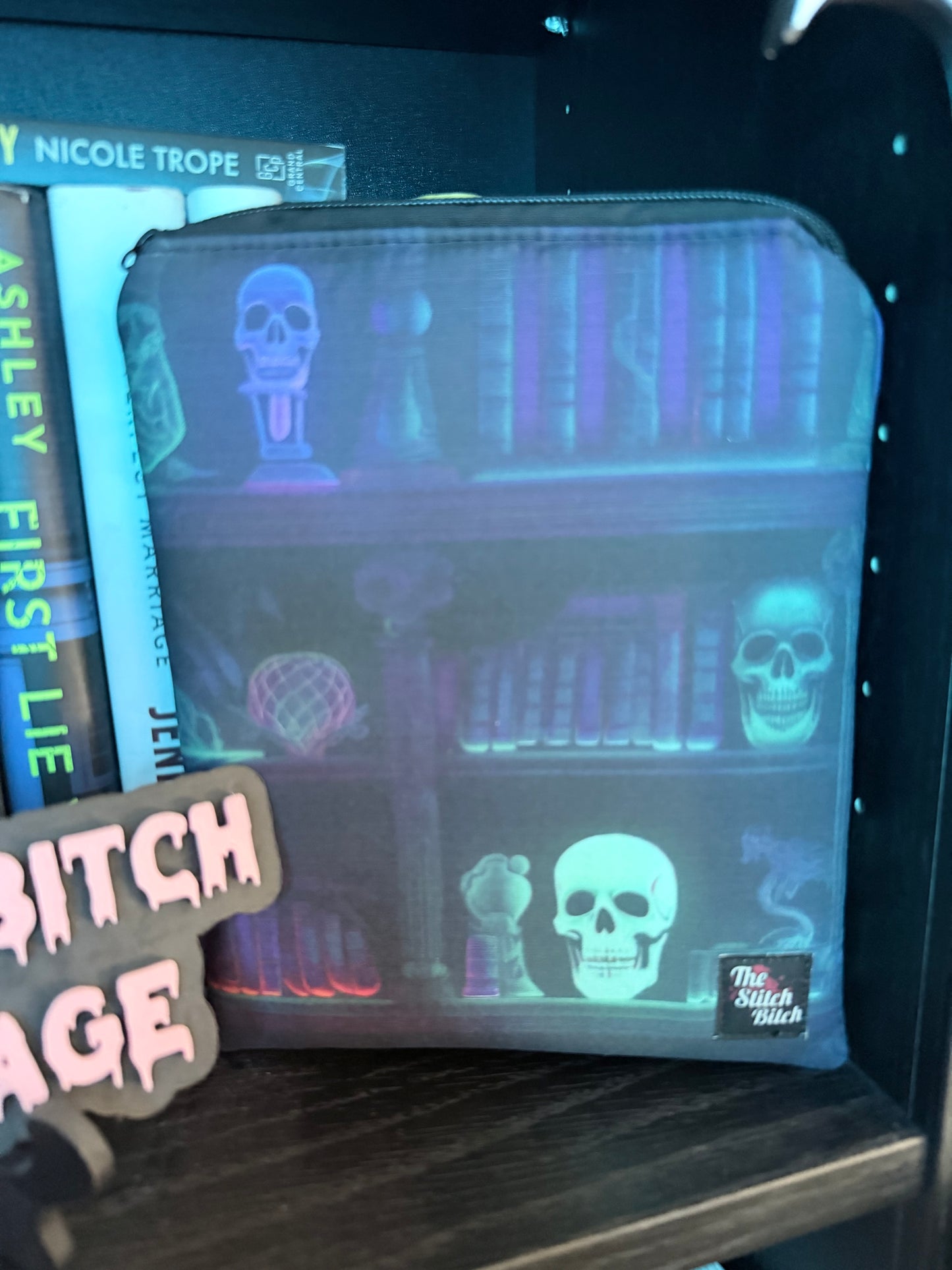 Haunted Bookshelf Sleeve