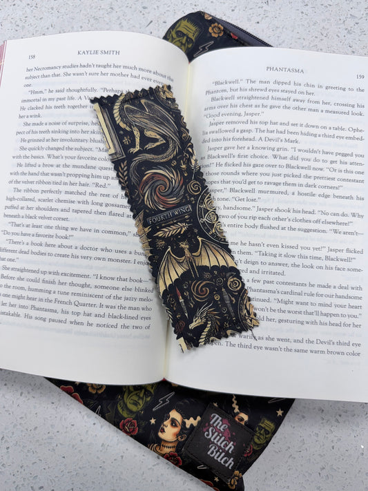 Dragon Fabric Book Mark