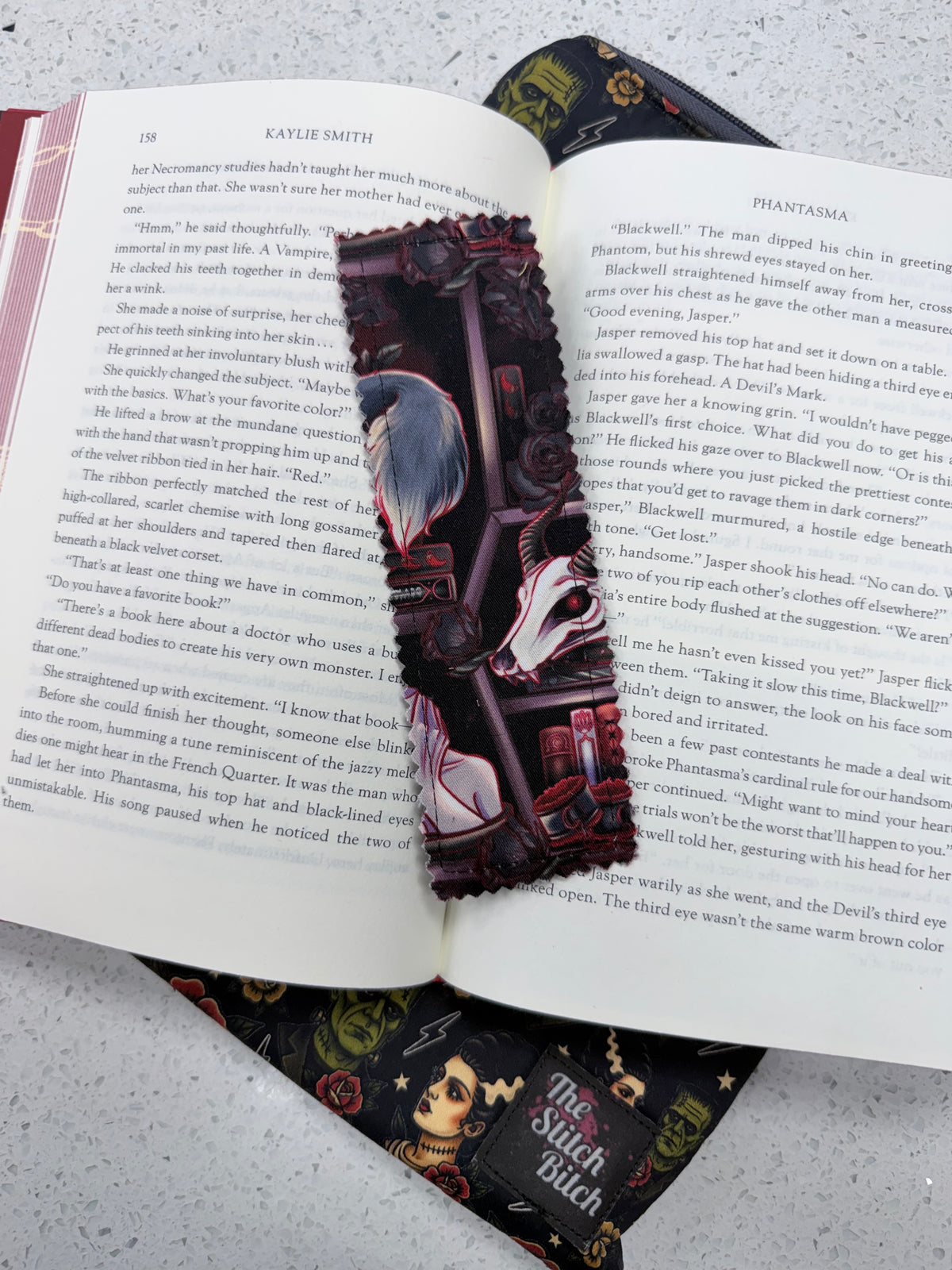 Tails Fabric Book Mark