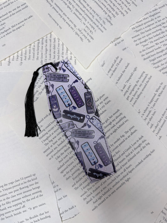 Bookmark Coffin Bookmark with Tassel
