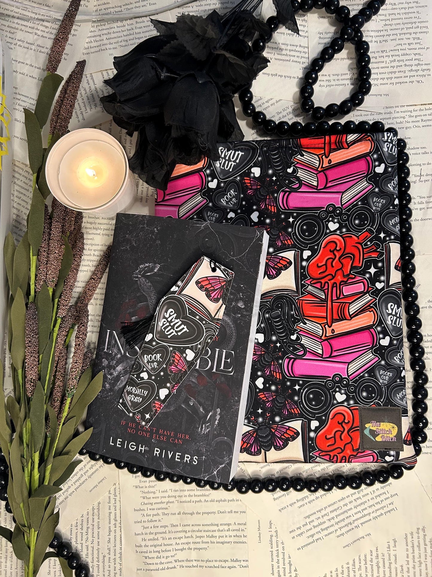 Smut Coffin Bookmark with Tassel