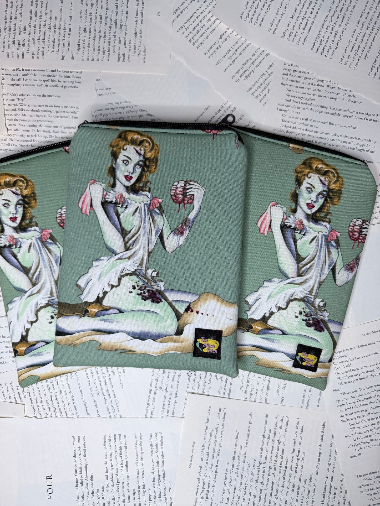 Zombie Pinup Green Sleeve