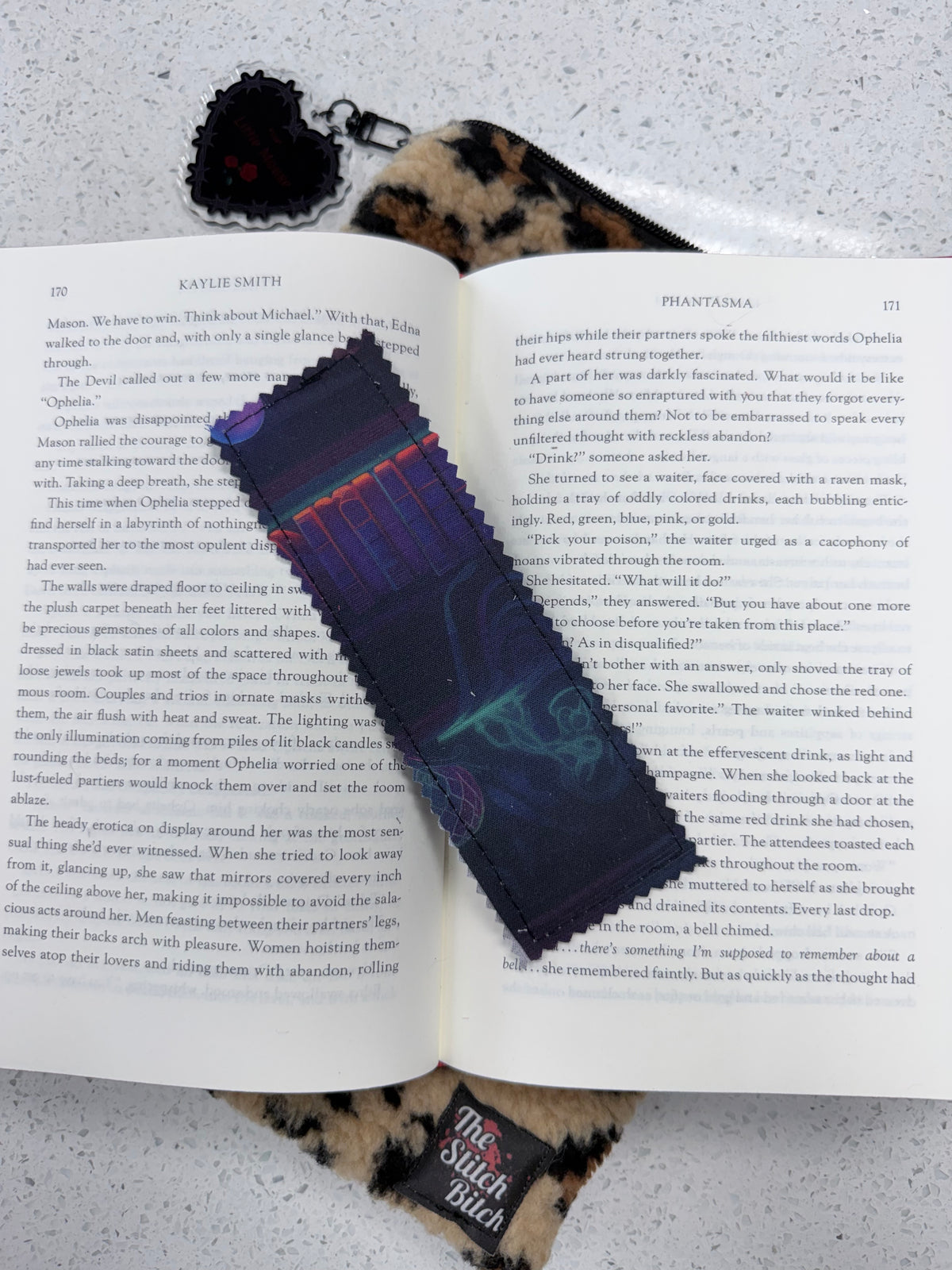 Spooky Bookshelf Book Mark