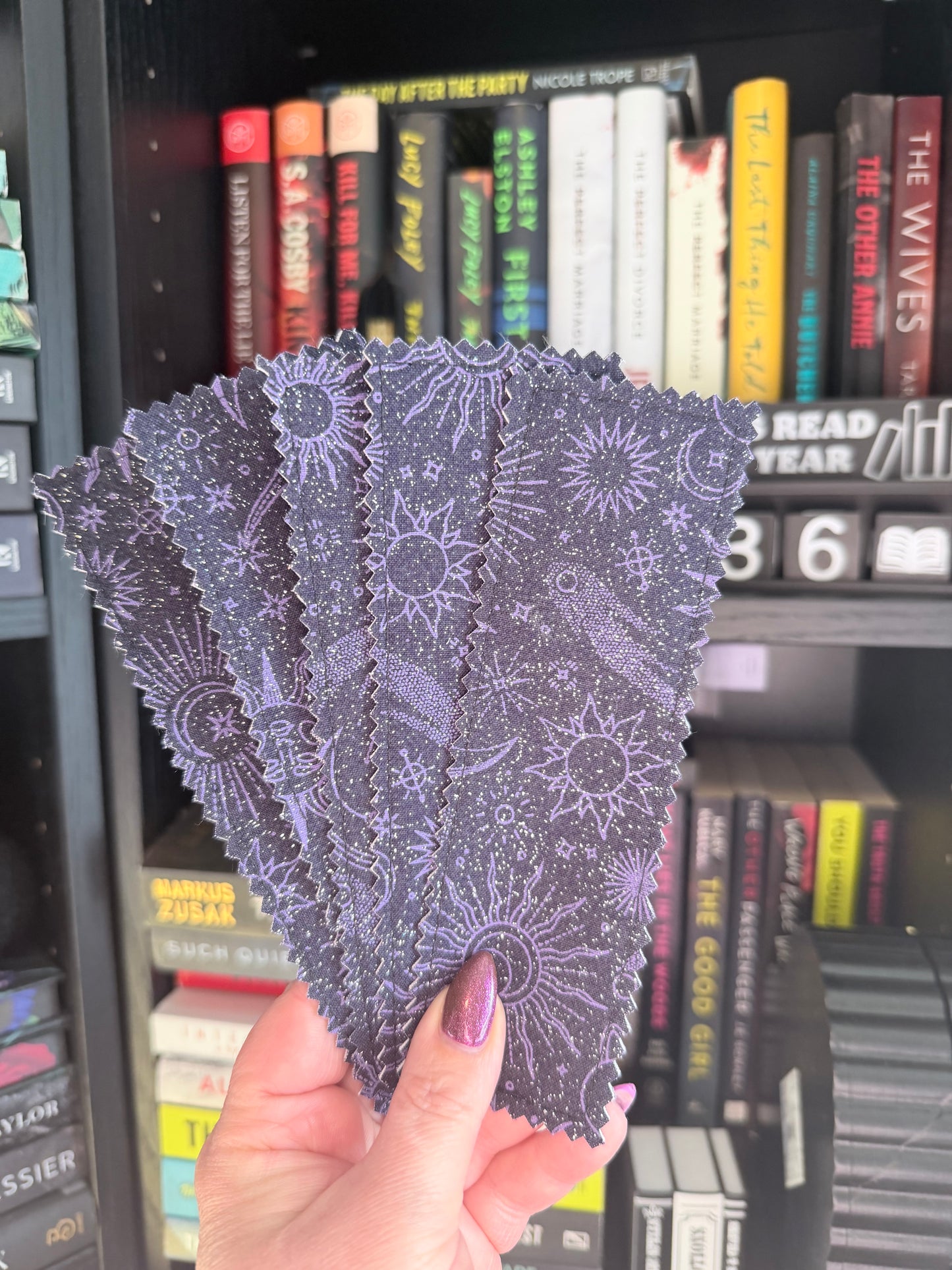 Celestial Fabric Book Mark