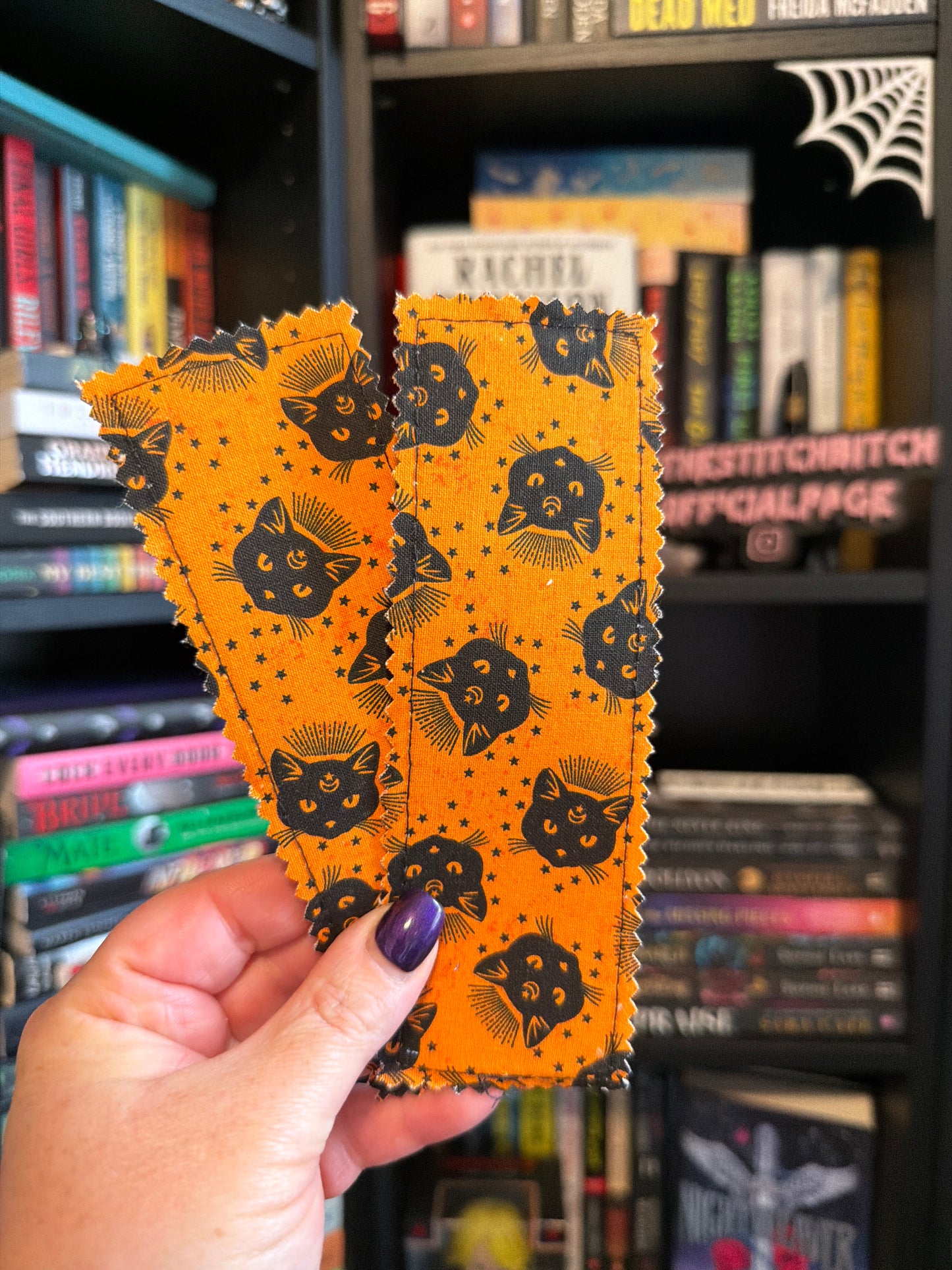 Cats fabric Book Mark