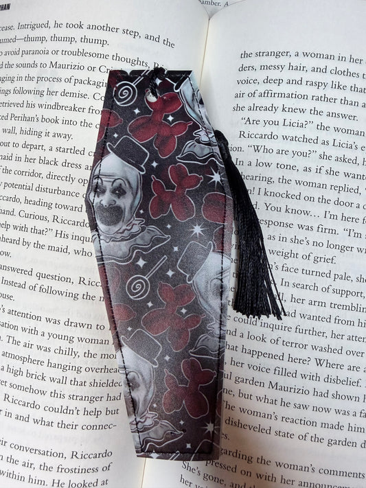 Art the Clown Coffin Book Mark