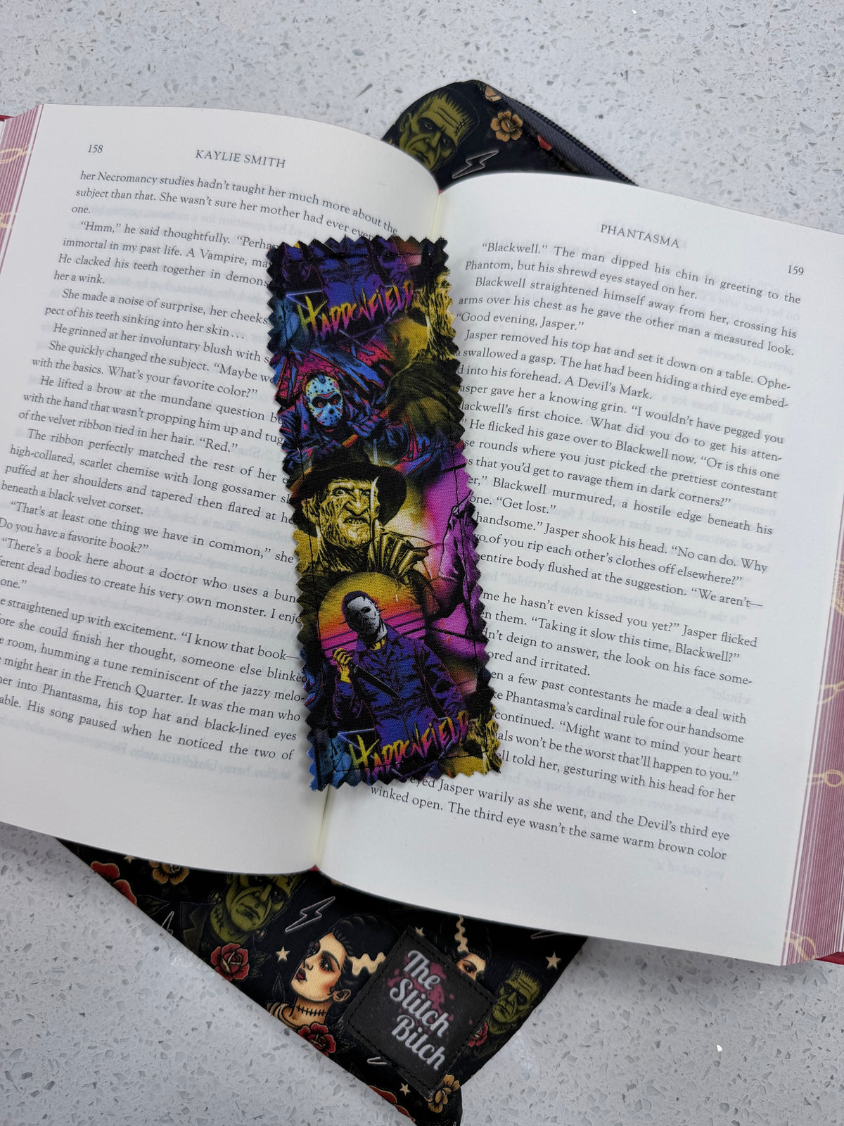 Slasher Fabric Book Mark