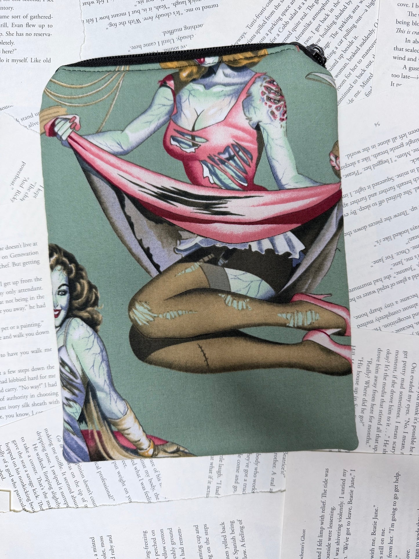 Zombie Pinup Green Sleeve