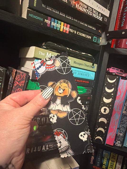 Scare Bears Fabric Book Mark