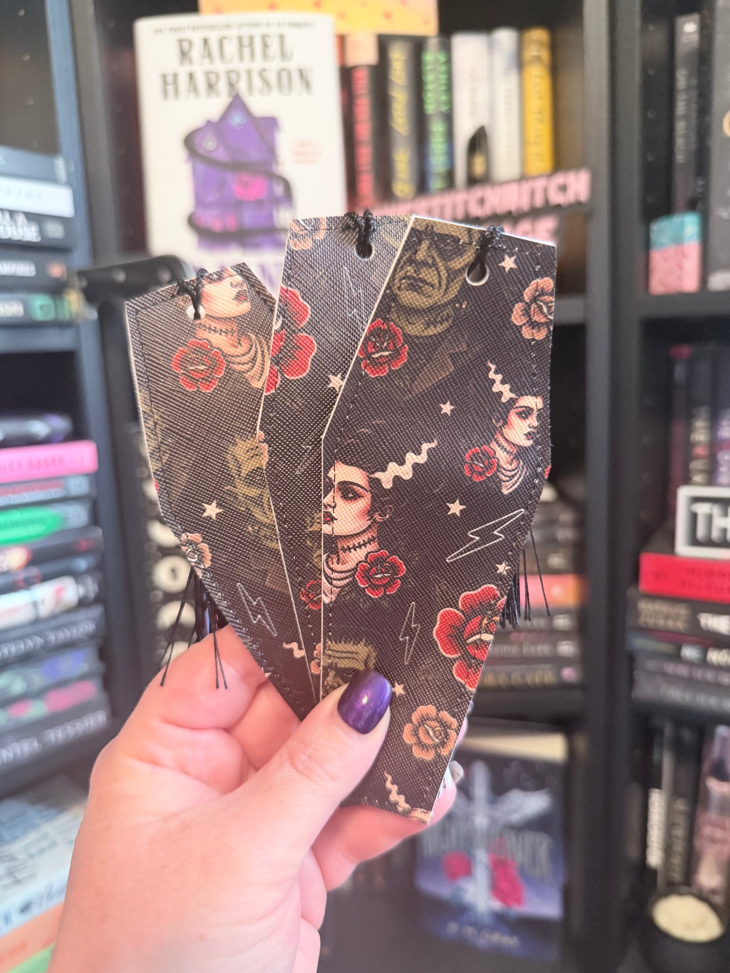 Stitch in Love Coffin Bookmark