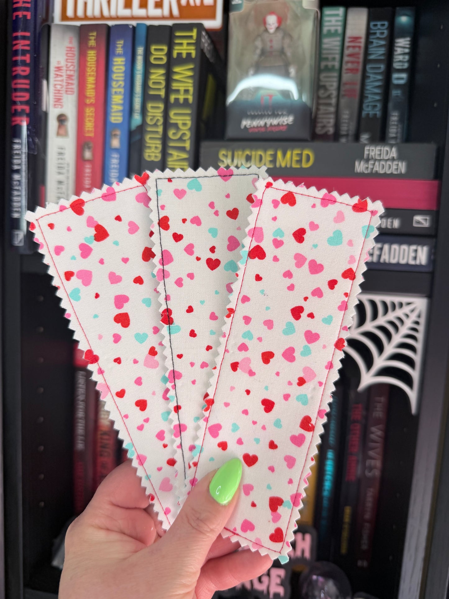 Rainbow Hearts Book Mark