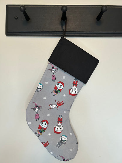 Baby Pumpkin King & Queen Christmas Stocking