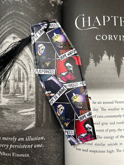 Bookish Masked Man Coffin Bookmark (Yes Daddy)