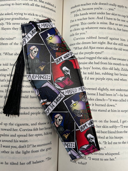 Bookish Masked Man Coffin Bookmark (Yes Daddy)