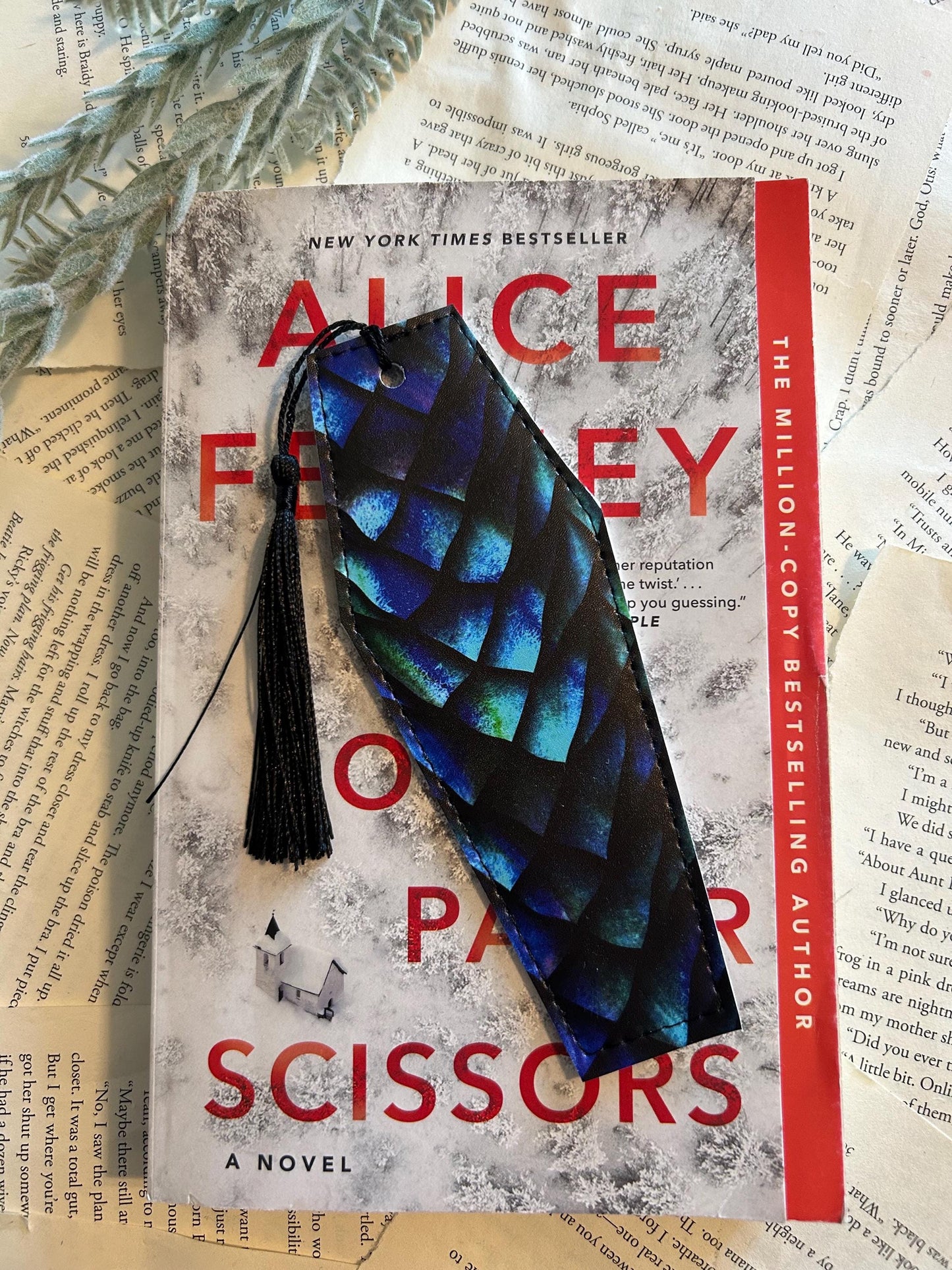 Dragon Scales Coffin Bookmark