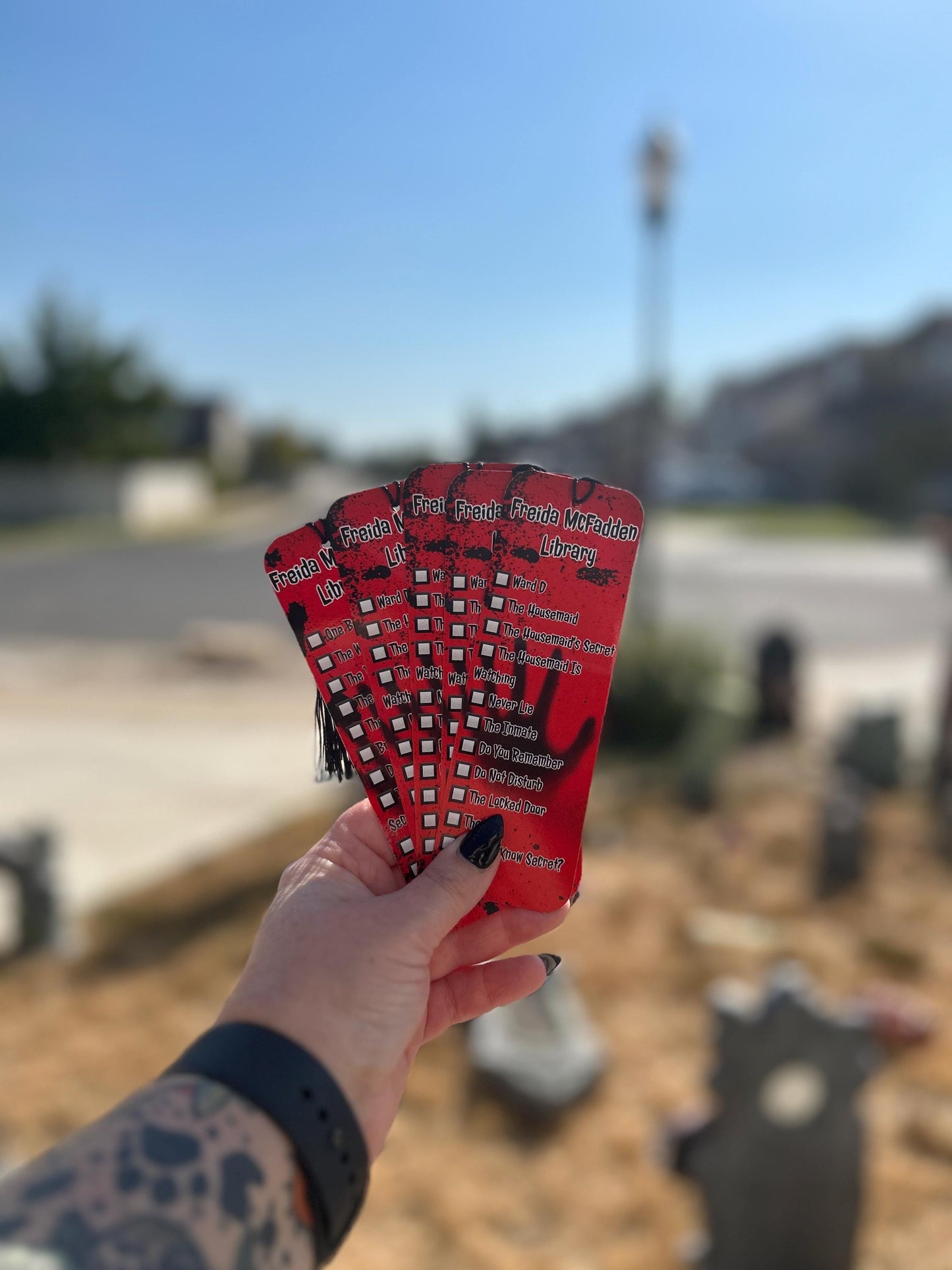 Freida McFadden Thriller Bookmark