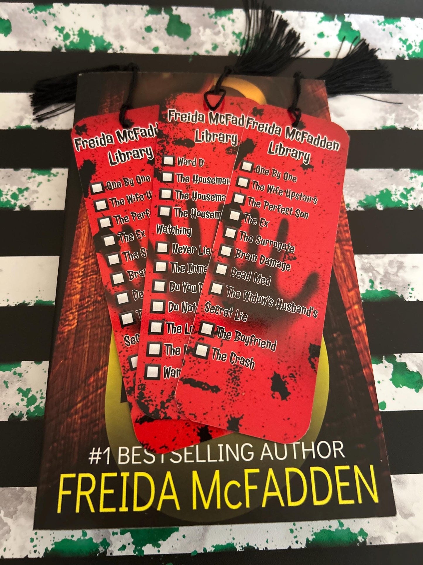 Freida McFadden Thriller Bookmark