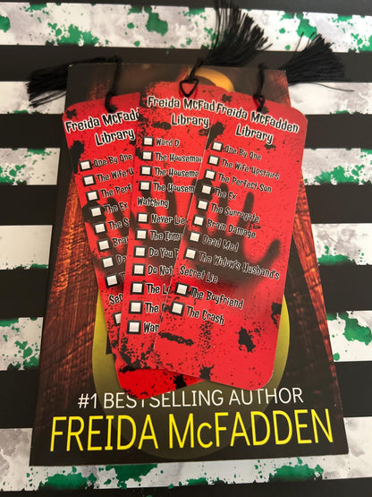 Freida McFadden Thriller Bookmark